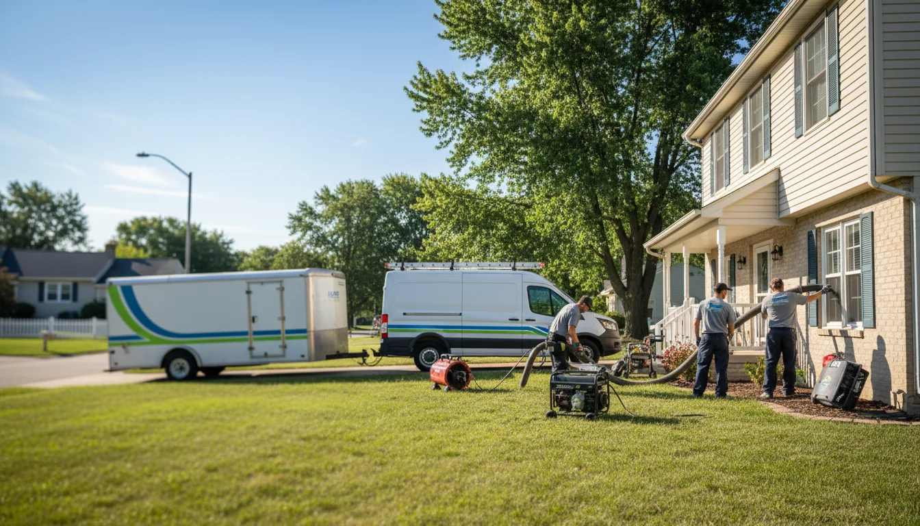 Flooded Basement Restoration And Cleanup With Repair in Peshtigo, WI near me